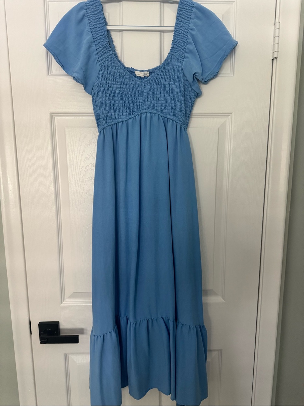 Smocked Bodice Maxi Dress